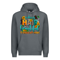 Rock making hair beautiful is kinda my thing Premium Hoodie - AdoDesignShop