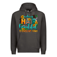 Smoke making hair beautiful is kinda my thing Premium Hoodie - AdoDesignShop