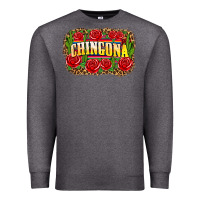 Charcoal Heather chingona Premium Sweatshirt - Zillion Design Studio