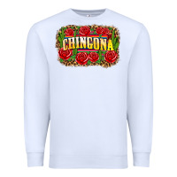 White chingona Premium Sweatshirt - Zillion Design Studio