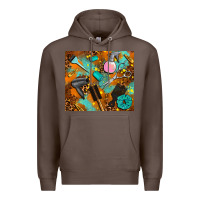 Coffee hair tech Premium Hoodie - AdoDesignShop