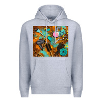 Heather Grey hair tech Premium Hoodie - AdoDesignShop