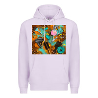 Lilac hair tech Premium Hoodie - AdoDesignShop