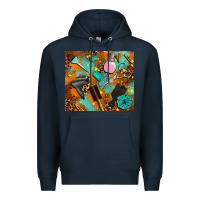 Navy hair tech Premium Hoodie - AdoDesignShop