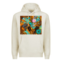 Oatmeal Heather hair tech Premium Hoodie - AdoDesignShop