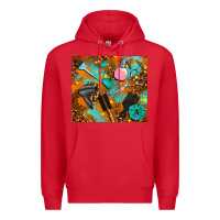 Red hair tech Premium Hoodie - AdoDesignShop