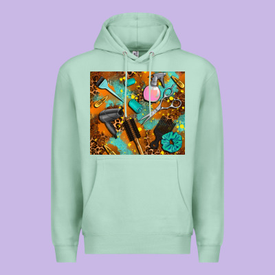 Hair Tech Premium Hoodie Designed By Adodesignshop