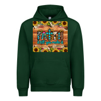 Forest Green faith it till you make it Urban Hoodie - JahusDesignShop