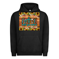 Pigment Black faith it till you make it Urban Hoodie - JahusDesignShop