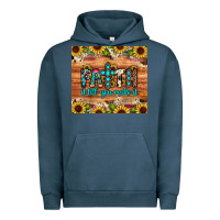 Pigment Midnight Navy faith it till you make it Urban Hoodie - JahusDesignShop