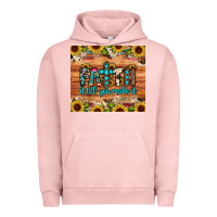 Pigment Salmon faith it till you make it Urban Hoodie - JahusDesignShop