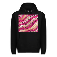 Black pink glitter Premium Hoodie - JahusDesignShop