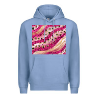 Colony Blue pink glitter Premium Hoodie - JahusDesignShop