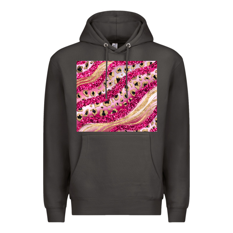 Pink Glitter Premium Hoodie by JahusDesignShop | Teevron