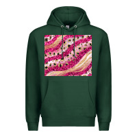 Sports Green pink glitter Premium Hoodie - JahusDesignShop