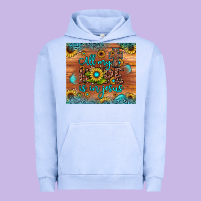 All My Hope Is In Jesus Urban Hoodie Designed By Jahusdesignshop