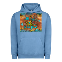 Pigment Pebble Blue all my hope is in jesus Urban Hoodie - JahusDesignShop