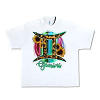 White Gemini Urban Heavy Tee - RanaPortraitStore