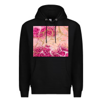 Pink Glitter Premium Hoodie | Teevron