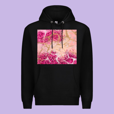 Pink Glitter Premium Hoodie Designed By Jahusdesignshop