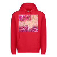 Red pink glitter Premium Hoodie - JahusDesignShop