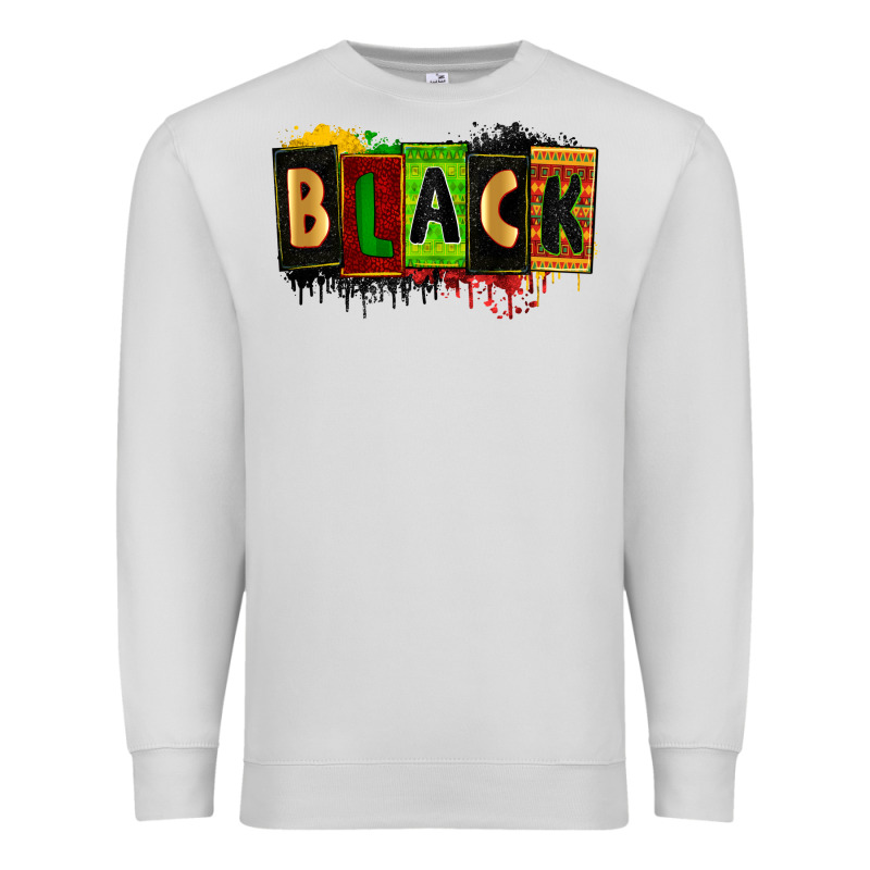Black Premium Sweatshirt by Zillion Design Studio | Teevron