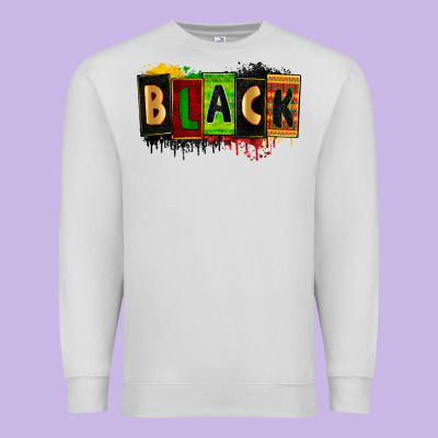 Black Premium Sweatshirt Designed By Zillion Design Studio