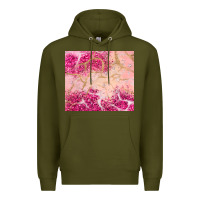 Army Green pink glitter Premium Hoodie - JahusDesignShop