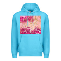 Ocean Blue pink glitter Premium Hoodie - JahusDesignShop