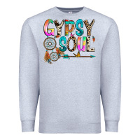 Heather Grey gypsy soul Premium Sweatshirt - texasbilliewilder