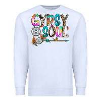 White gypsy soul Premium Sweatshirt - texasbilliewilder