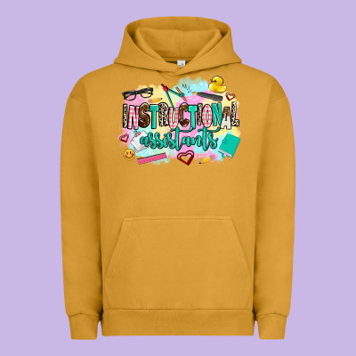 Instructional Assistant's Urban Hoodie Designed By Adodesignshop
