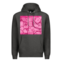 Charcoal Heather pink glitter Premium Hoodie - JahusDesignShop