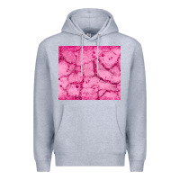 Heather Grey pink glitter Premium Hoodie - JahusDesignShop