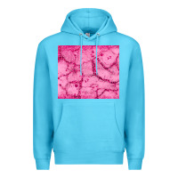 Ocean Blue pink glitter Premium Hoodie - JahusDesignShop