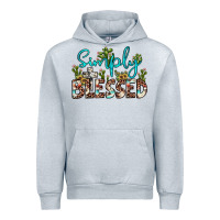 Heather Grey simply blessed Urban Hoodie - JahusDesignShop
