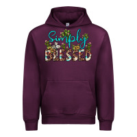 Mauve Wine simply blessed Urban Hoodie - JahusDesignShop