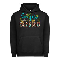 Pigment Black simply blessed Urban Hoodie - JahusDesignShop