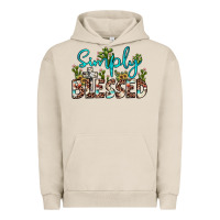 Pigment French Oak simply blessed Urban Hoodie - JahusDesignShop