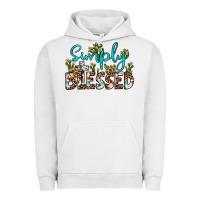 Pigment Lunar Rock simply blessed Urban Hoodie - JahusDesignShop