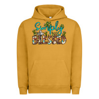 Pigment Peanut Butter simply blessed Urban Hoodie - JahusDesignShop