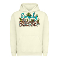 Pigment Pistachio simply blessed Urban Hoodie - JahusDesignShop