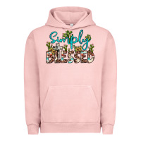 Pigment Salmon simply blessed Urban Hoodie - JahusDesignShop