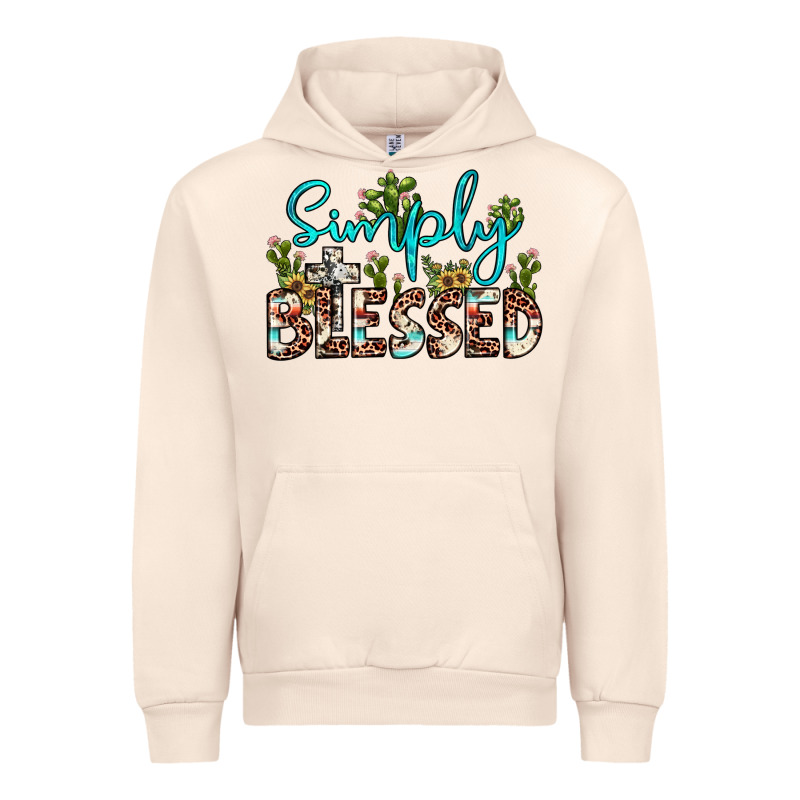 Simply Blessed Urban Hoodie by JahusDesignShop | Teevron