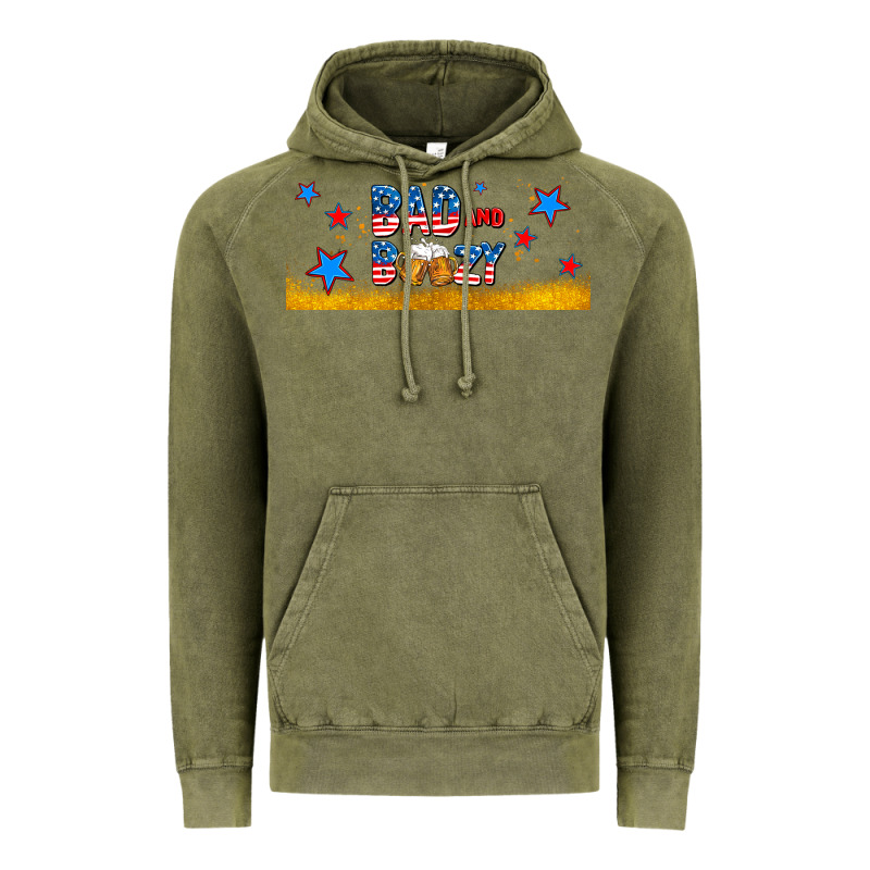 Bad And Boozy Vintage Hoodie by AdoDesignShop | Teevron