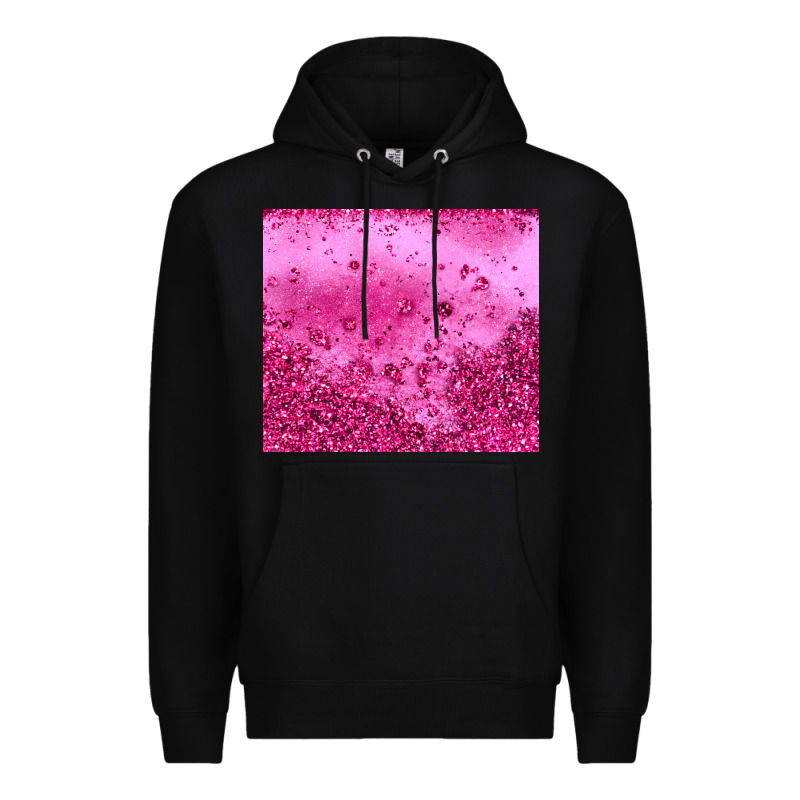 Pink Glitter Premium Hoodie by JahusDesignShop | Teevron