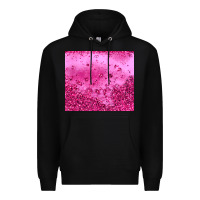 Black pink glitter Premium Hoodie - JahusDesignShop