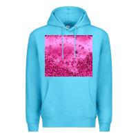 Ocean Blue pink glitter Premium Hoodie - JahusDesignShop