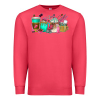 Cardinal hair hustler coffee cups Premium Sweatshirt - texasbilliewilder
