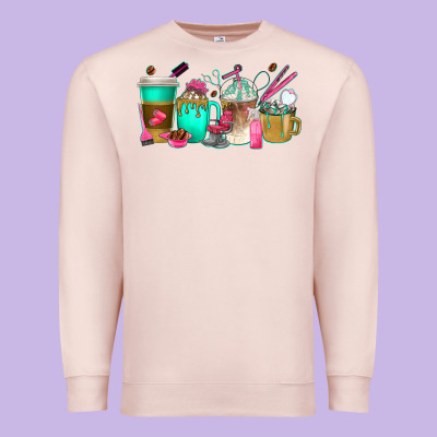 Premium Sweatshirt hair hustler coffee cups